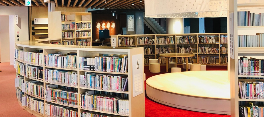 守口市立図書館児童コーナー