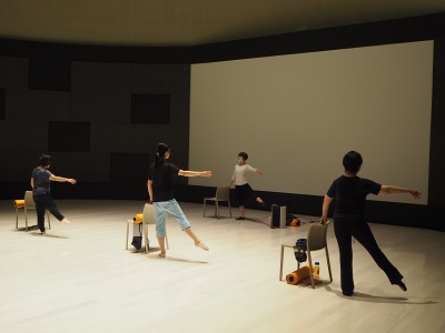 バレエストレッチ講座の様子